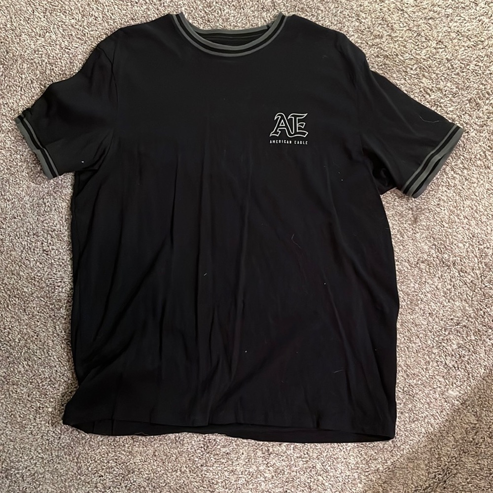 Black American Eagle Tee Shirt XL